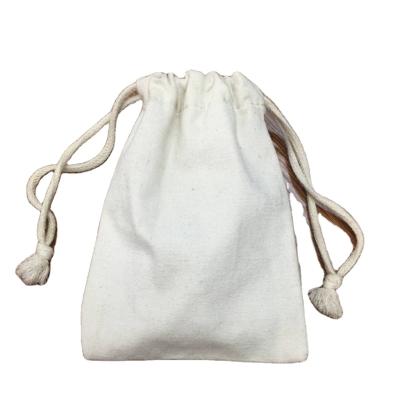 China Custom Reclycled Sunshine OEM ODM Cotton Drawstring Bag Small Canvas Gift Bags for sale