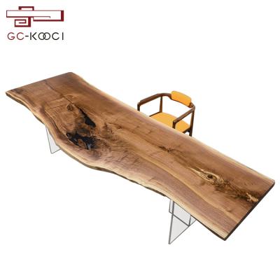 China Other North American Resin Furniture Black Walnut Resin Panel Table Top for sale