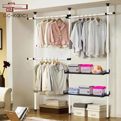 China GUCI Adjustable Wholesale OEM DIY Luxury Easy Free Combination Assemble Wardrobe Modern Design Open Concept Bedroom Cabinet Storage for sale