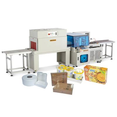 China Automatic Food Shrink Tunnel Fruit Apple Vegetable Food Shrink Packing Machine for sale