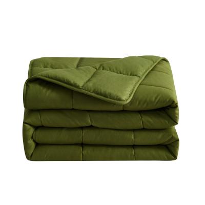 China Hotel Bamboo 80*87inch 5/7/10/12/15/20/25/30lbs Ynm/Wholesale Custom Cotton/Fleece Weighted Blanket for sale