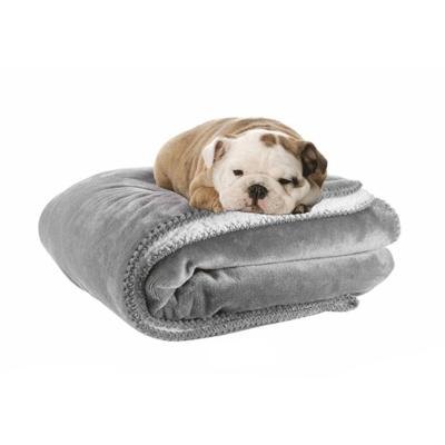 China 100% Polyester Fleece Waterproof Pet Blanket Printed Dog Blanket for sale