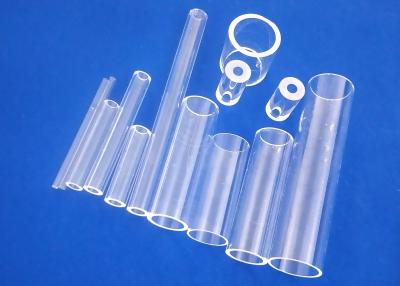 China Uv Protection Fused Quartz Tube , Silica Glass Tube Hard Wear Resisting for sale