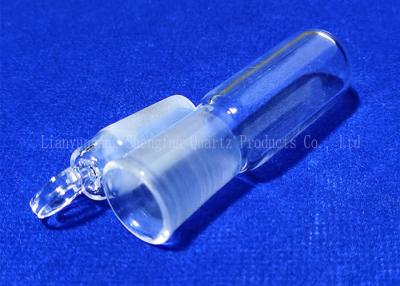 Chine Tube à essai de quartz de Morse 6,5 avec la prise pour l'expérience de quartz à vendre