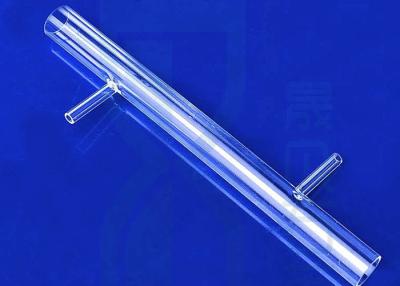 Chine Tube à hautes températures fondu de quartz de la silice 2.2g/Cm3 de double couche à vendre