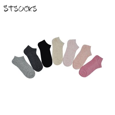 China Foshan Factory Custom Spring Lady Cotton Colorful Ankle Women Breathable Cute Socks Antibacterial for sale