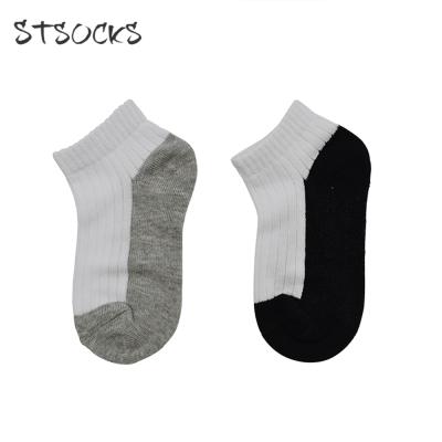 China Antibacterial Non Slip White Organic School Boys Sports For Kids Boy Feet Clips Young Teenager Asian Size White Thick Socks for sale