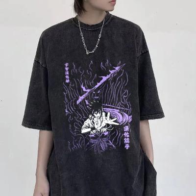 China QUICK DRY Akatsu y2k Hip Hop Gothic Unisex Tee Anime Streetwear Men Women Men Top Tee for sale