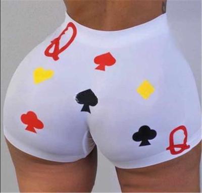 China Anti-Wrinkle Stretch Sports Biker Womens Booty Shorts Women Adult Candy Pants High Waist Snack Shorts 2022 for sale