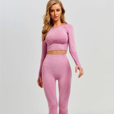 China Breathable Outdoor Sports Shape Tight Fit Yoga Clothes Shaping Suits In Multiple Colors Women Sports Suit Yoga Workout Gym Set for sale