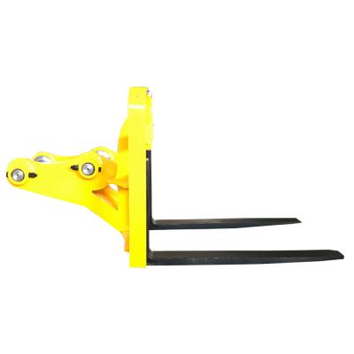 China Excavator Lifting Fork Supplier 3-45ton Trusses For All Brands Digger Attachments for sale