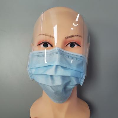 中国 Ayida factory disposable medical face masks with antisplash shield dental mask 販売のため