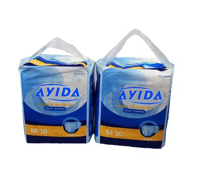 Chine Attractive Price Disposable Adult Diaper for the Old Men , Senior Adult Diaper for Elderly Factory in China à vendre