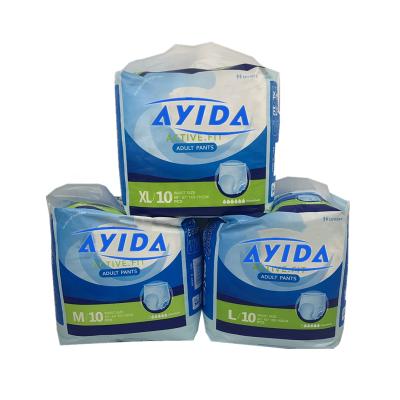 China Wholesale Bales Eco Friendly Adult Brief Diaper Cotton Soft Adult Disposable Diaper for sale