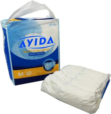 Chine Hot Sale Wholesale High Absorbenc Adult Brief Diaper Good Quality Adult Diaper In Bulk à vendre