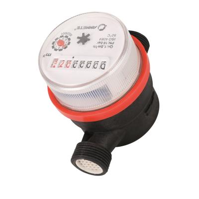 China Best Price Residential Water House Chinese Supplier Water Meter Single Body Cold Spray Meter Plastic Water Meter For Sale for sale