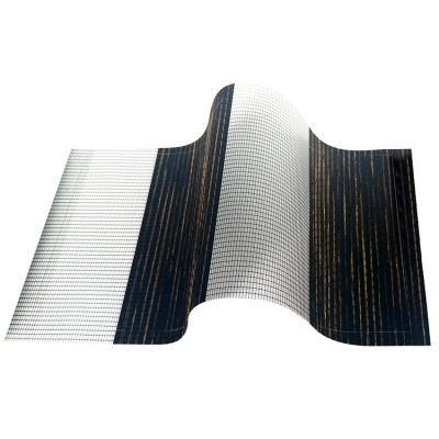 China Breathable Zebra Blinds Fabric European Canada Style Delicate Horizontal Easy Zebra Day And Night Blind Fabric for sale