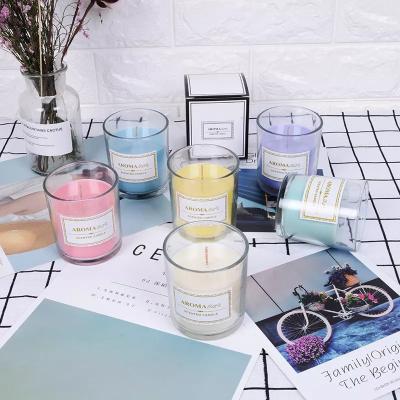 China Cheap Modern Unique Home Decoration Luxury Candle Holder Empti Glass Embossed Candle Jars Custom With Lid for sale