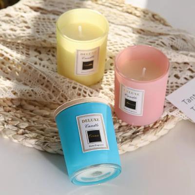 China Home Customizable High Quality Luxury Container Decoration Fancy Candle Glass Jars For Candle Making for sale