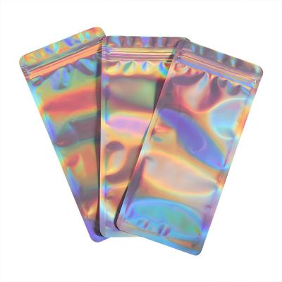 China Customized Printing Plastic Pouch Moisture Proof Mylar Lip Gloss Packaging Bags Cosmetic Makeup Brushes Packaging for sale