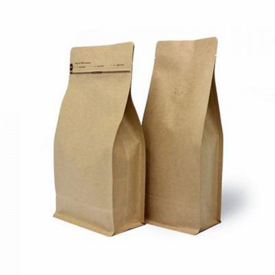 China Custom Printing Waterproof Moisture Proof Aluminum Foil Eight Kraft Paper Edge Sealed Holder Up Pet Food Packaging for sale