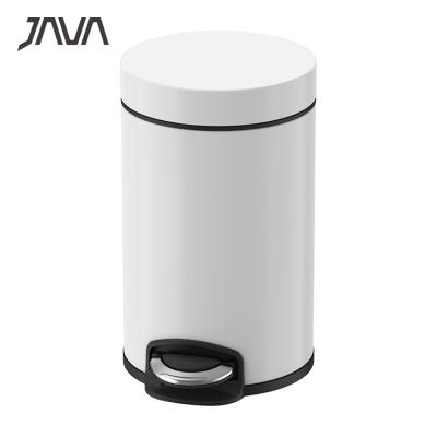 China 3L Sustainable Home Custom Stainless Steel Sanitary Custom Dust Rubbish Waste Pedal Bin for sale