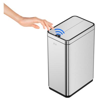 China 30L Sustainable Parts Custom Logo Sensor Auto Smart Home Automatic Dust Bin Collector Waste Bin For Sale for sale