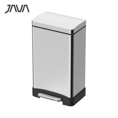 China Good Quality 45L Sustainable Classified Indoor Metal Trash Can Waste Basket With Lid for sale