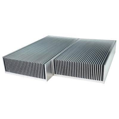 China Custom Aluminum Extrusion Aluminum Hollow Radiator With CNC Machining for sale