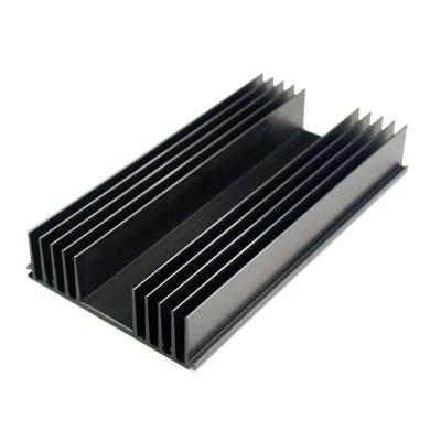 China Aluminum Radiator China Profile Aluminum Radiator Big Extruded Radiator For Car Power Amplifier for sale