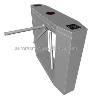 China Automated Security Entrance Rfid Tripod Turnstile Control System 1200*280*980mm for sale