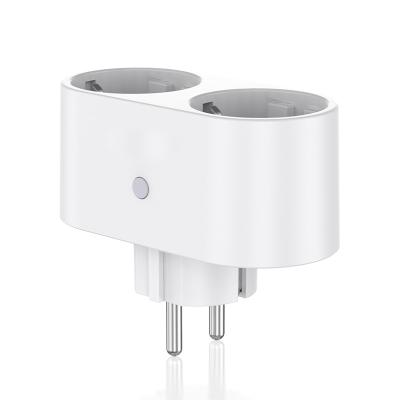 China Gosund alexa voice control socket modern single hot selling wifi 16a eu wifi smart dual plugs south africa for sale