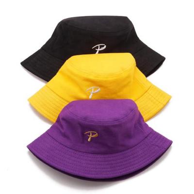 China Fashion Good Quality Cotton Embroidery Custom Logo Bucket Hat for sale