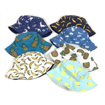 China Foldable sides and doable used custom foldable printed bucket hat for sale