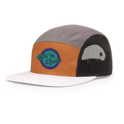 China JOINT Wholesale Custom Logo Embroidery Nylon Camp Hat 5 Panel for sale