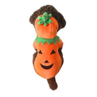 China Sustainable Pet Pumpkin Costumes Winter Pet Costumes Halloween Dog Clothes Wholesale for sale