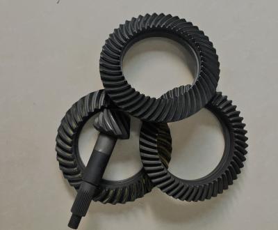 China NISSAN Spiral Crown Wheel And Pinion Gear Blacken Surface Treatment Anti - Oil for sale