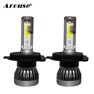 China 6063 Aviation Aluminum Profile WAKE M1 h4 h7 h11 h1 super bright car LED headlight 9005 9006 high power led car headlight for sale