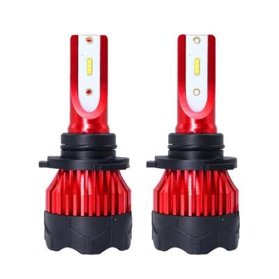 China Aviation 6063 Aluminum Profile K5S High Power Lighting System Auto Fan Cooling CSP Super Bright H4 H7 H11 9005 9006 H1 72W 12000LM H11 LED Headlight Bulb for sale