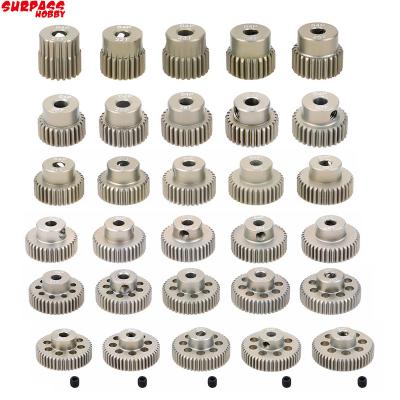 China Vehicles & 5pcs 64DP 3.175mm 21T 22T 23T 24T 25T 26T 27T 28T 29T 31T-35T/36T-40T/41T-45T/46T-50T Pinion Motor Gear 30T Remote Control Toys For 1/10 RC Car for sale