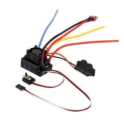 China Vehicles & RC Toys Remote Control ESC 80A Sensored/Sensorless Adjustable Brushless ESC For Rc Car Truck 1/10 for sale