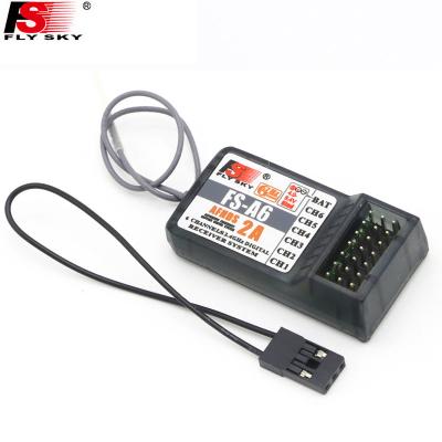 China Vehicles & Remote Control Toys Flysky FS-A6 2.4G 6CH Receiver for Flysky Transmitter Controller FS-I10 FS-I6 FS-I4 GT2E GT2F GT2G 1 Order for sale