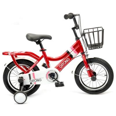 China High Carbon Steel Single Speed ​​Aluminum Alloy Painting High Carbon Steel Baking Kids Bike Kids Bike With Basket for sale