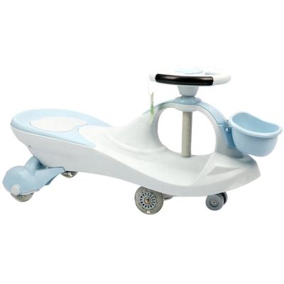 China Ride On Toy Children's Swing Car For Multiple Scenarios Customizable Cartoon Toy Suitable Blue Green Purple for sale