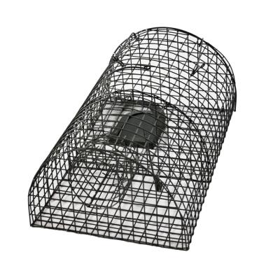 China Large Viable Wire Mesh Metal Rat Trap Cage Live Mouse Cage for sale