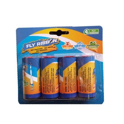 China Viable Sticky Fly Tapes Fly Insect Catcher Roll Paper Trap for sale