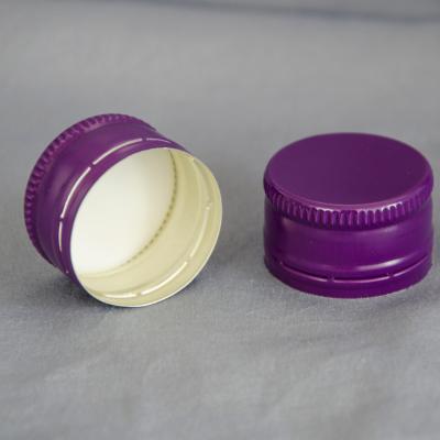 China Non Spill 2818 Factory Wholesale Metal Aluminum Bottle Cap For Whiskey Bottle Cap for sale