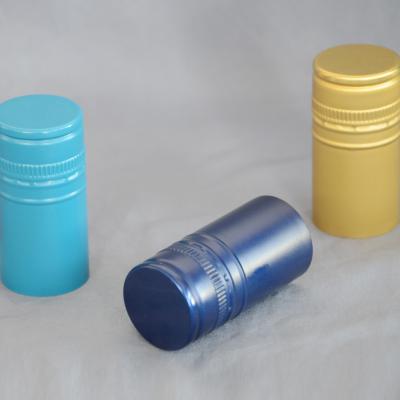 China Non Spill Ready To Ship Aluminum Wine Bottle Caps Glass Bottle For Liquor Customized Size Aluminum Wine Lid for sale