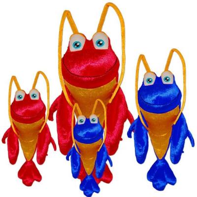 China Red Plush Toy Custom Lobster Stuffed Plush Simulation Animal for sale