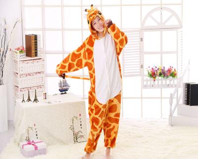 China Promotional Customized Polyester M/L Plush Deer Cartoon Printed Jumpsuits/One-Piece Clothes/Teddies/Jumpsuit for sale